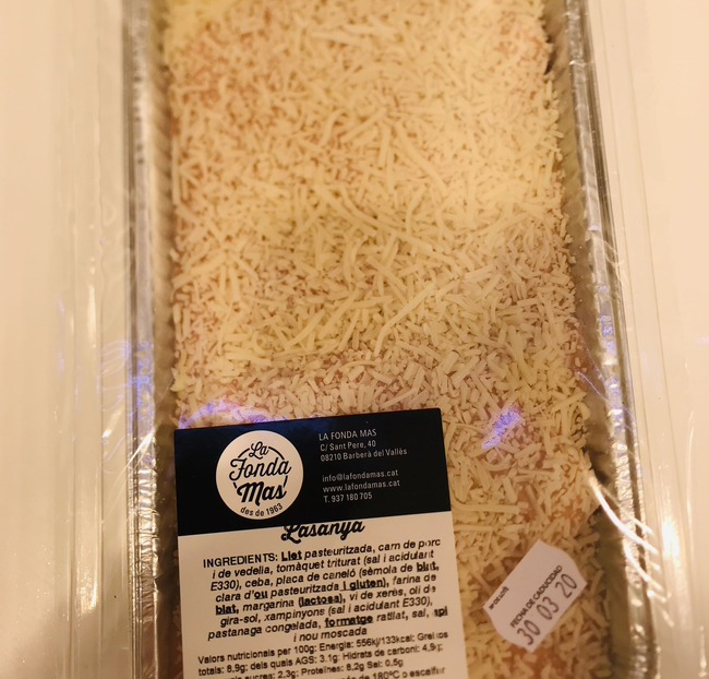 Lasaña de carne - Assumpta Fontseca