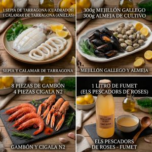 Pack Paella para 4 personas
