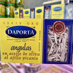 Angulas en aceite de oliva al ajillo picante