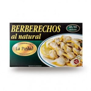 Berberechos frescos al natural