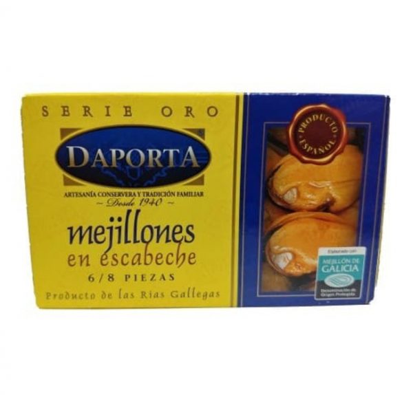 Mejillones en escabeche Daporta
