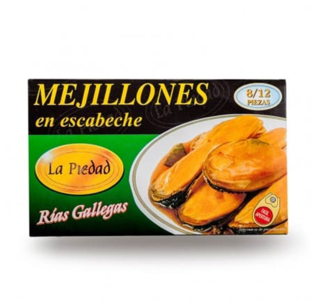 Mejillones en escabeche medianos - La Piedad