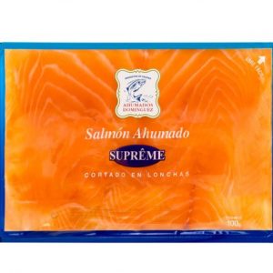 Salmón ahumado Dominguez cortado en lonchas 100gr