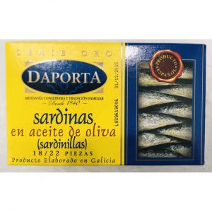 Sardinas en aceite de oliva (sardinillas) DAPORTA