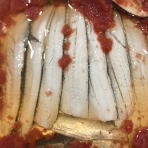Sardinas especiales en vinagre con tomate (5 filetes)
