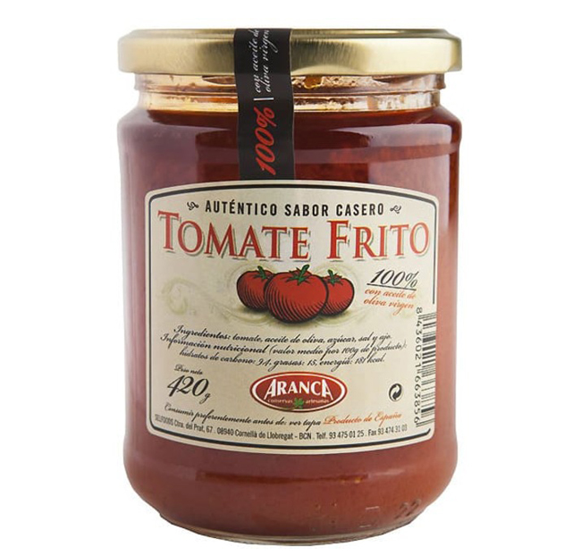 Tomate frito (Auténtico sabor casero) ARANCA