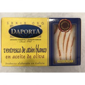 Ventresca de atún blanco en aceite de oliva DAPORTA