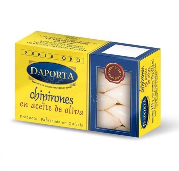 Chipirones en aceite de oliva Daporta