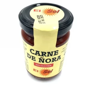 Tarro de carne de ñora pura para cocinar.