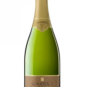Cava Sumarroca Brut Nature Gran Reserva en copa de cristal.