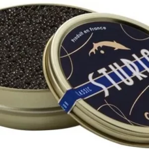 Caviar francés Sturia Baerii curado premium