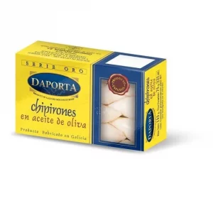 Chipirones en aceite de oliva Daporta 10-12 piezas.
