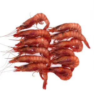 Gamba roja mediana congelada en formato 500gr.
