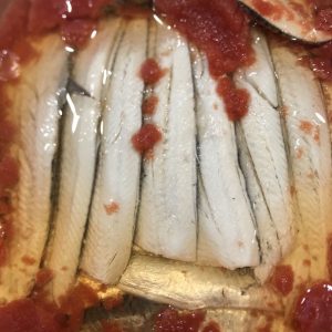 Sardinas aliñadas vinagre