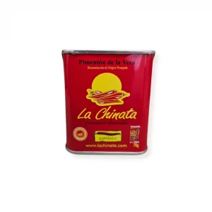Lata de pimentón de la Vera agridulce La Chinata.