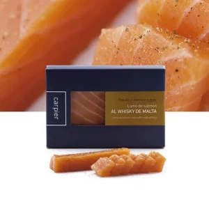Lomo de salmón ahumado al whisky de Malta