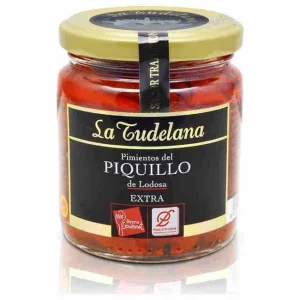 Tarro de pimientos del piquillo de Lodosa extra.