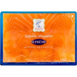 Pack de salmón ahumado en lonchas Ahumados Dominguez.