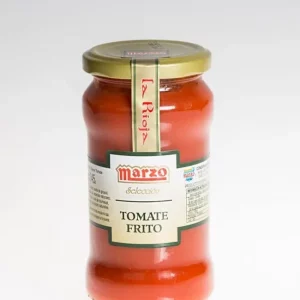Frasco de tomate frito artesano Conservas Marzo.